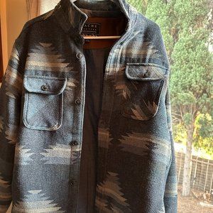 Jachs New York Blue Men's Medium Wool Blend Jacket